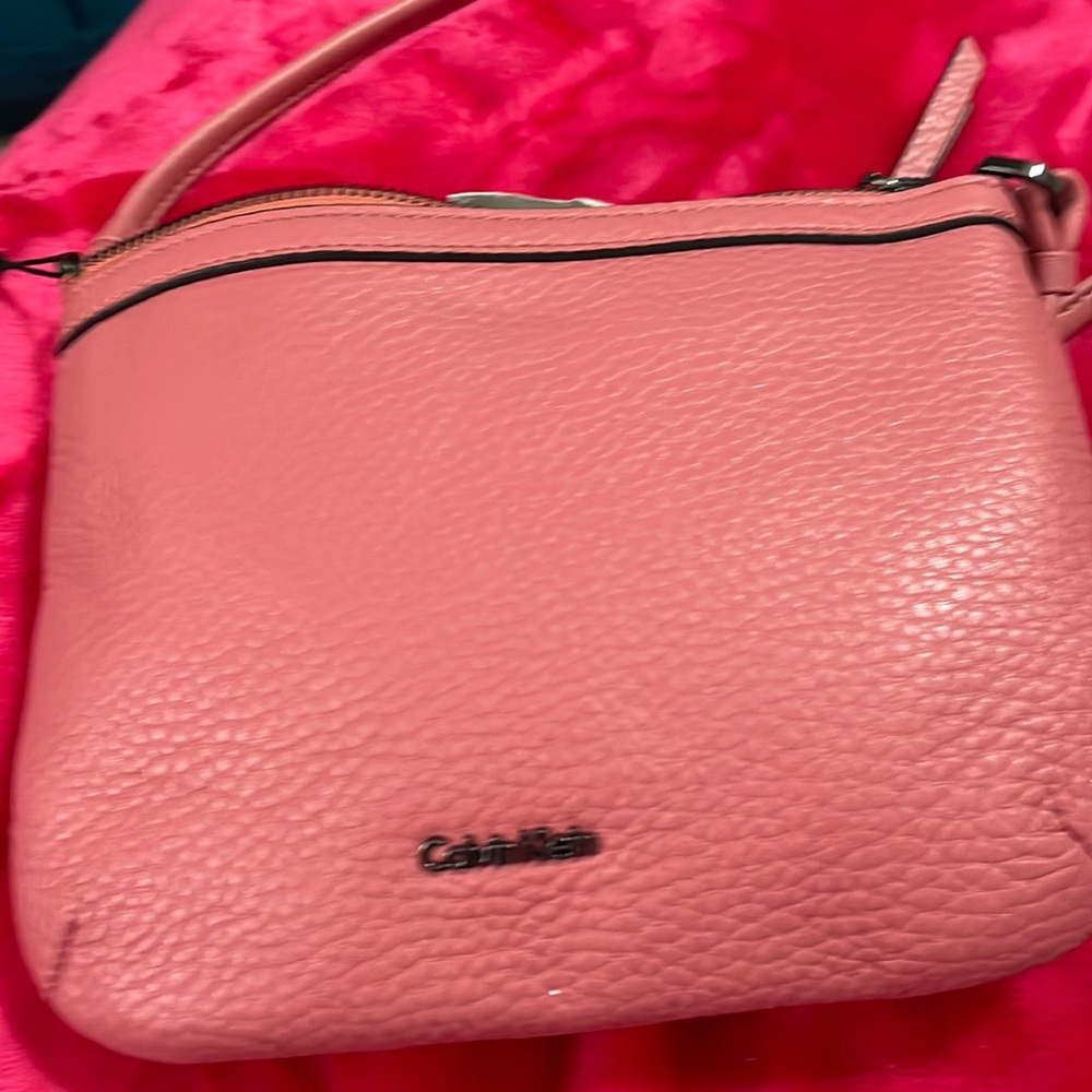 Pink Calvin Klein NWT purse shoulder